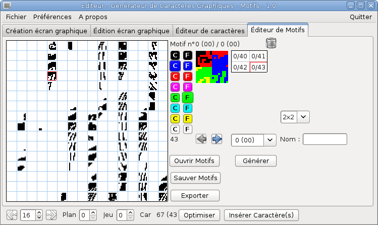 Éditeur de motifs / Pattern Editor