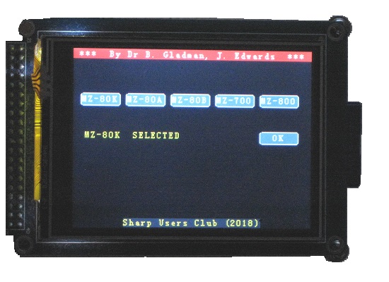 Select Machine/model