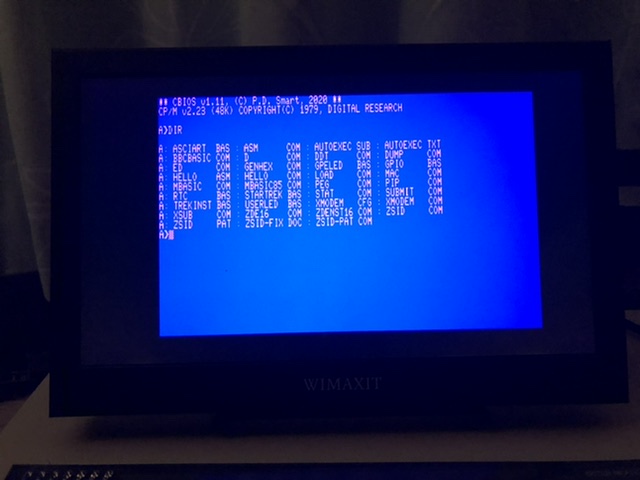 Colour output from MZ80A, Ansi Emulator needs updating to add colour support.